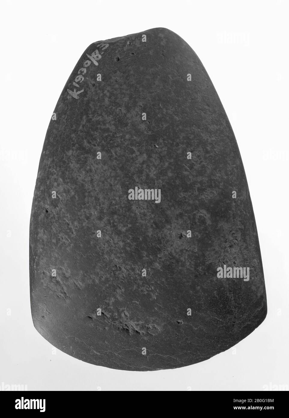 stone ax, ax, stone, flint, length: 7.6 cm, prehistoric -4000 Stock Photo