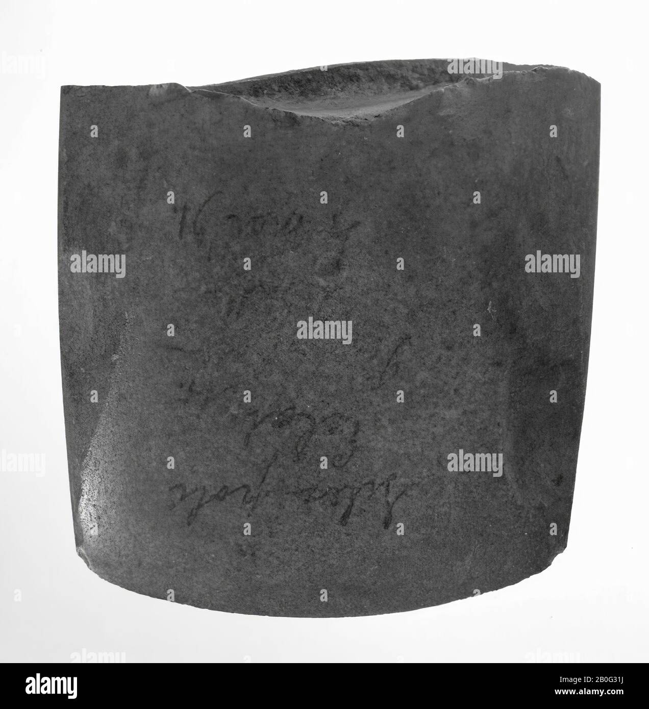 polished ax of flint, ax, stone, length: 7.6 cm, prehistoric -4000 Stock Photo