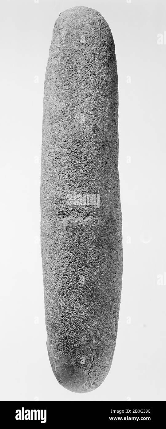 grindstone, grindstone, stone, length: 18 cm, prehistory -5400