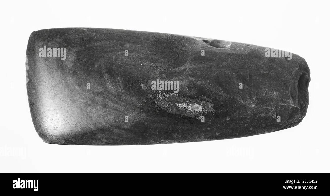polished flint ax, ax, stone, flint, 16.4 x 6.8 cm, prehistoric -4000