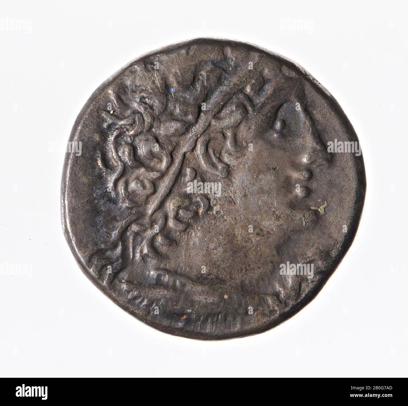 Egypt, coin, tetradrachm, Kleopatra III, Ptolemy XI, metal, silver, Diam., 24 mm, wt., 13.16 gr, Greco-Roman Period, Ptolemaic Period BC 105, Egypt Stock Photo