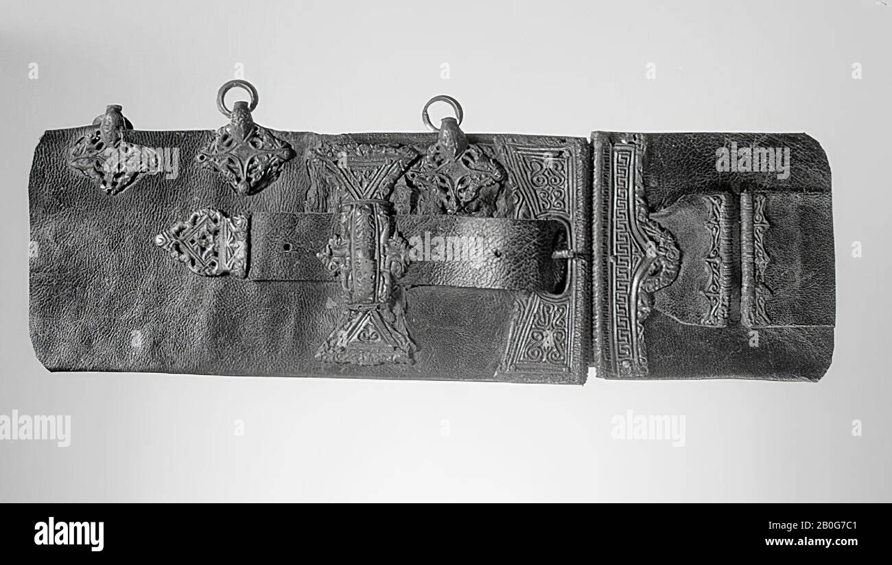The Netherlands Middle Ages, replica, belt fittings, metal Stock Photo