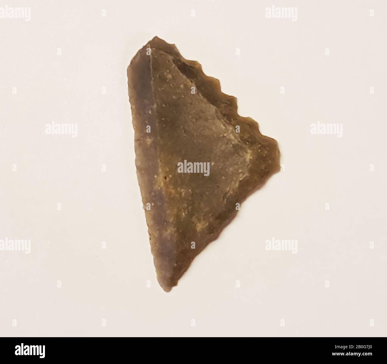 triangular arrowhead, stone, Netherlands, Limburg, Sittard-Geleen, Sittard Stock Photo