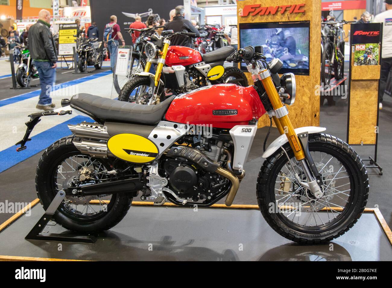 Fantic Caballero Scrambler 500 Stock Photo - Alamy