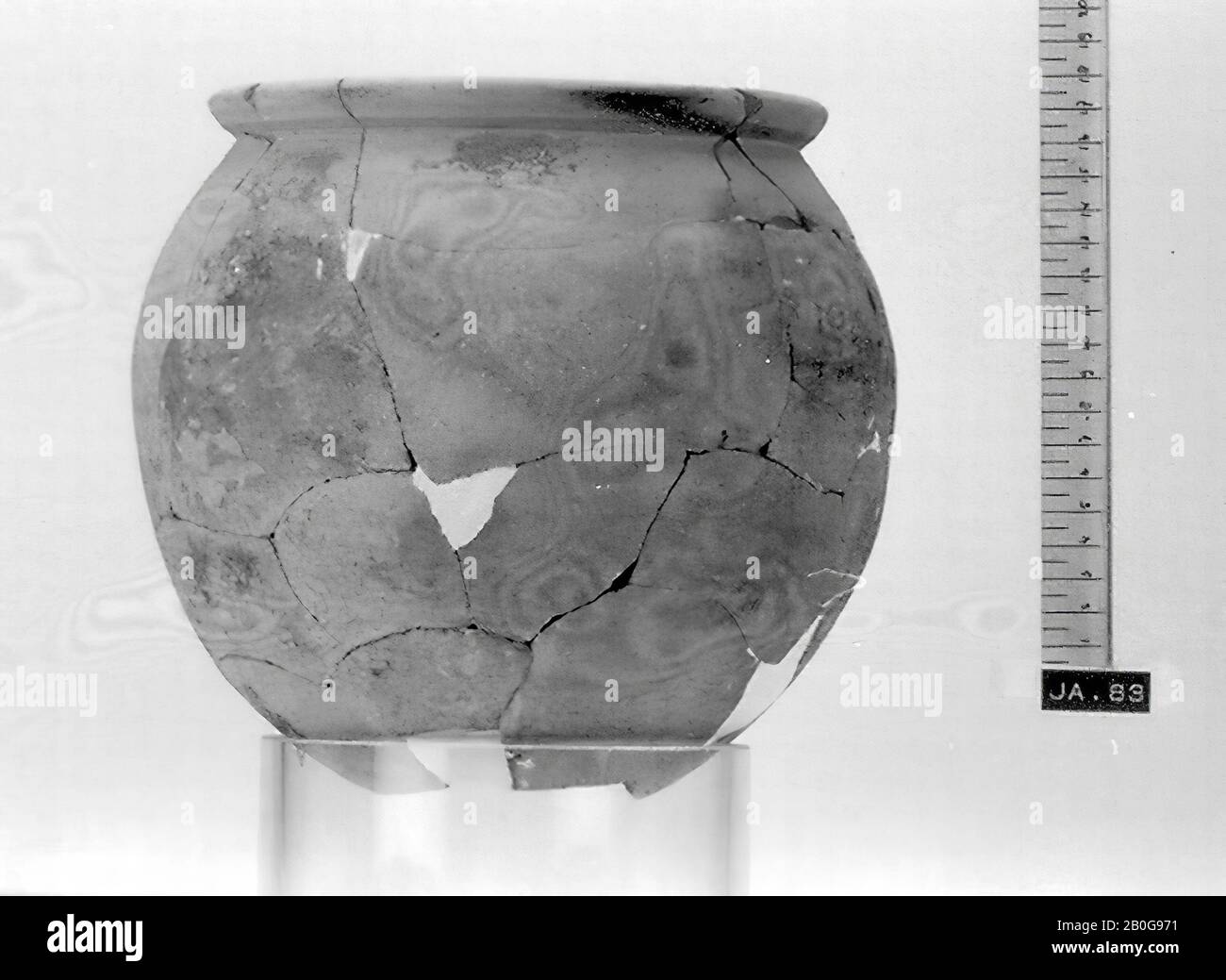 Type: 15, medium-sized pottery, inverted, opening larger than hand ...