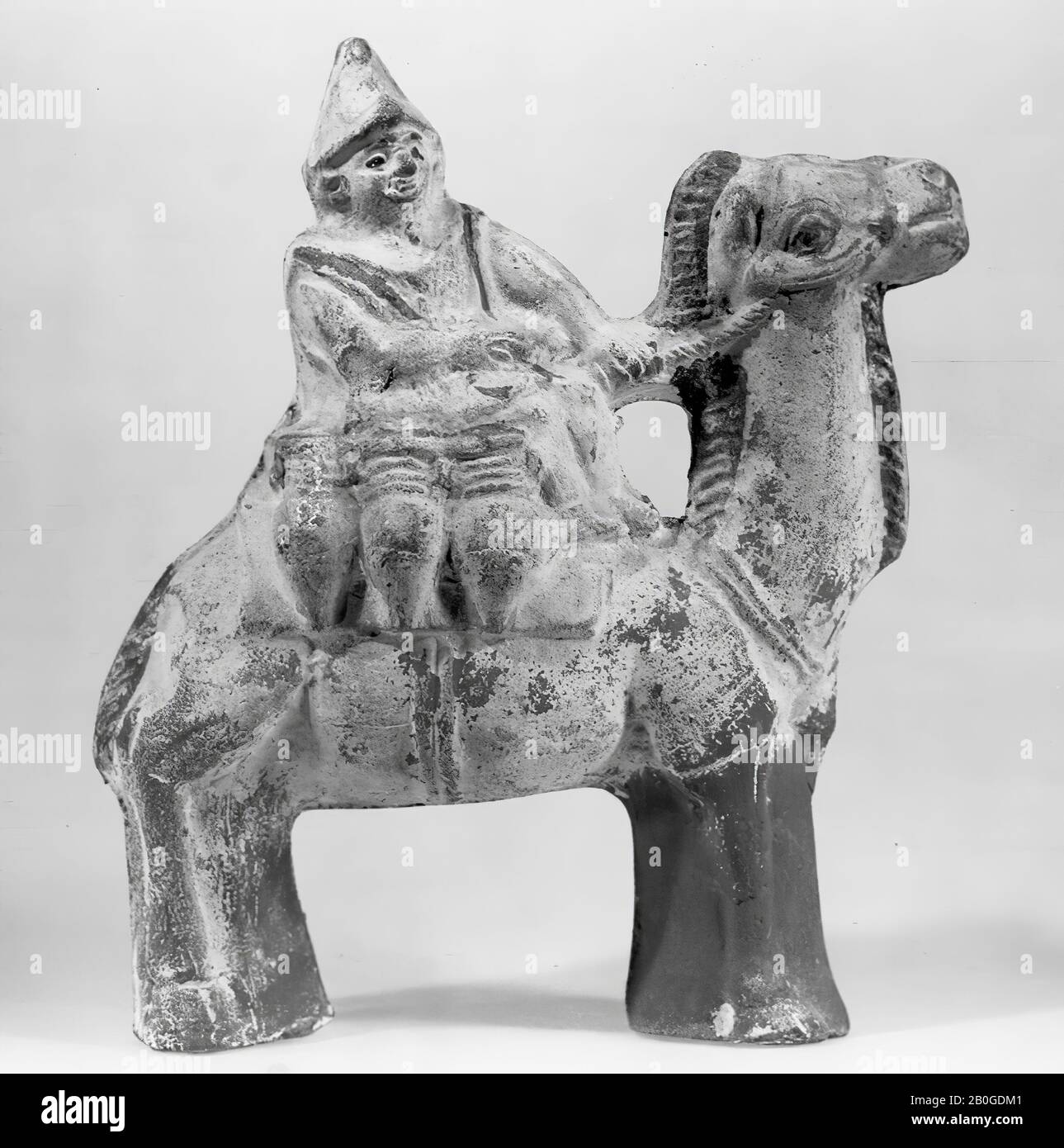camel, horseman, votive statue, terracotta, height 19 cm, depth 15,8