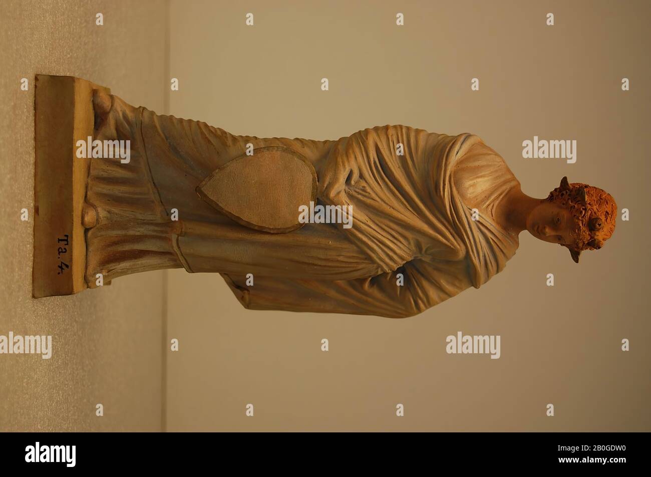 casting, sculpture, pottery, terracotta, H. 23,5 cm, 19th century 1886, Greece Stock Photo