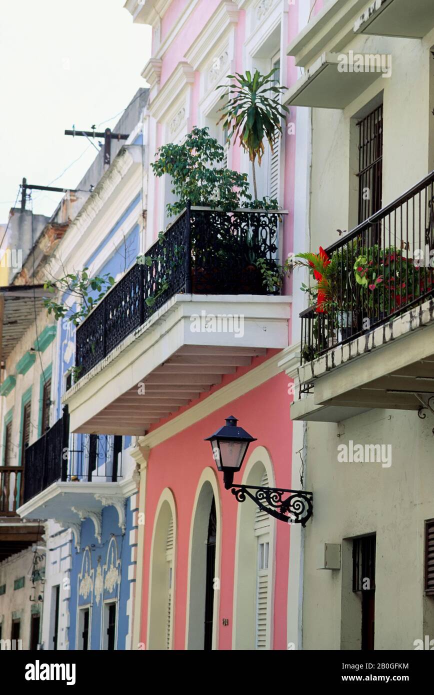 Puerto Rico, Old San Juan, Colonial Architecture Stock Photo - Alamy