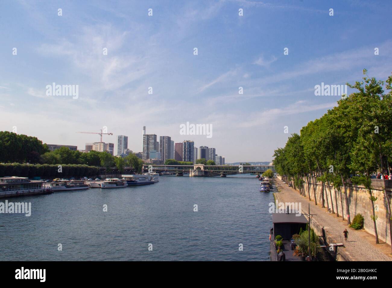 The Seine River, Paris Stock Photo