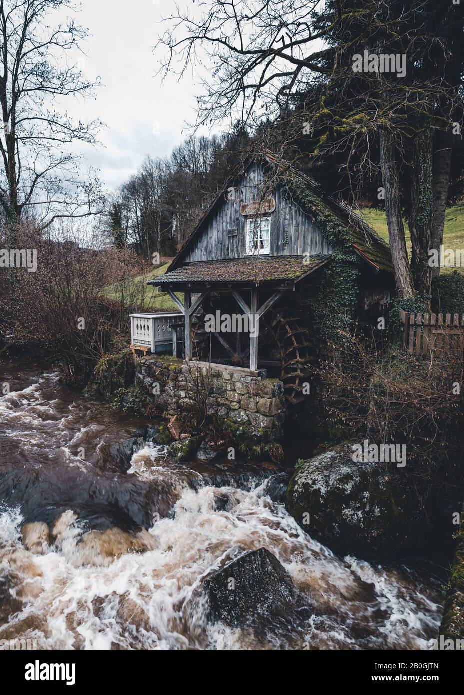 A mill in the german black forest Stock Photo
