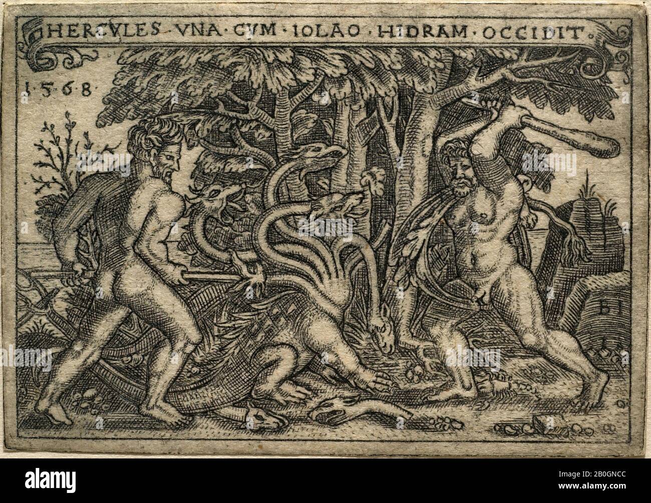 Hercules killing the hydra hi-res stock photography and images - Alamy