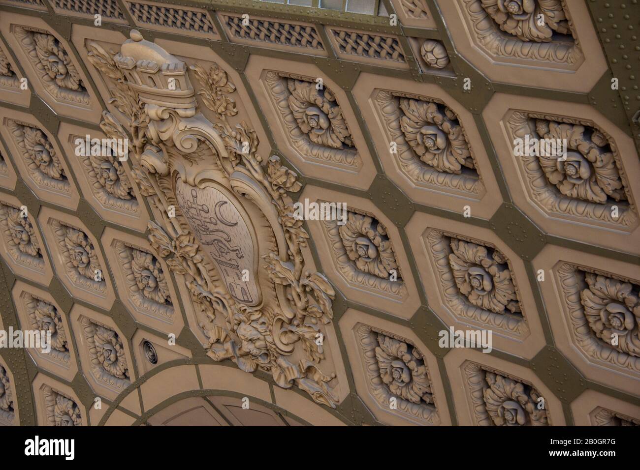 Musée D'Orsay ceiling detail Stock Photo