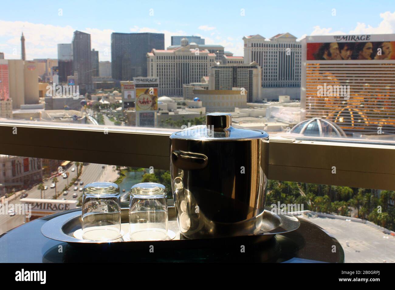Drink in a hotel in Las Vegas Stock Photo