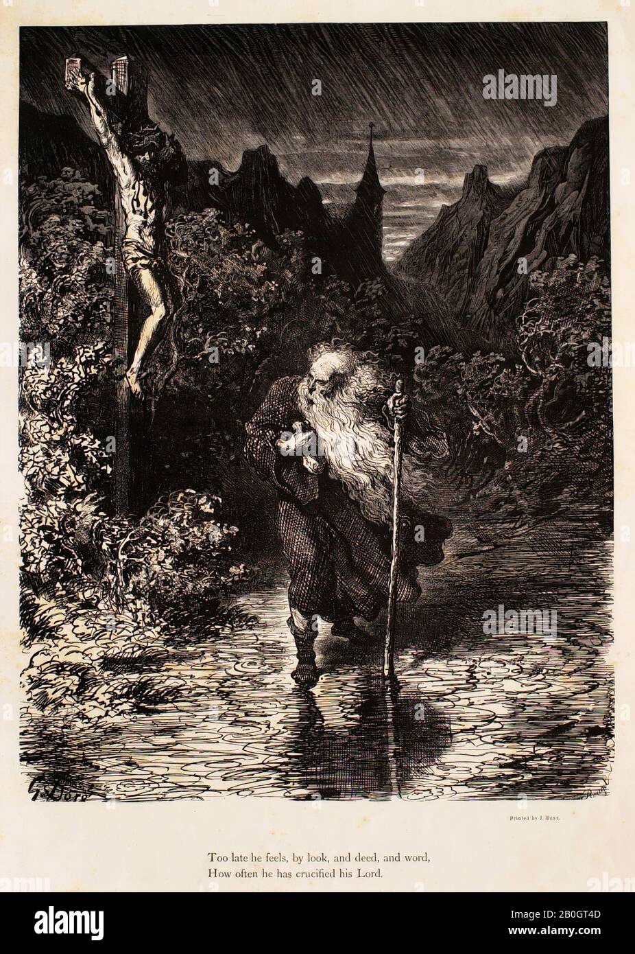 Wandering jew gustave dore hi-res stock photography and images - Alamy