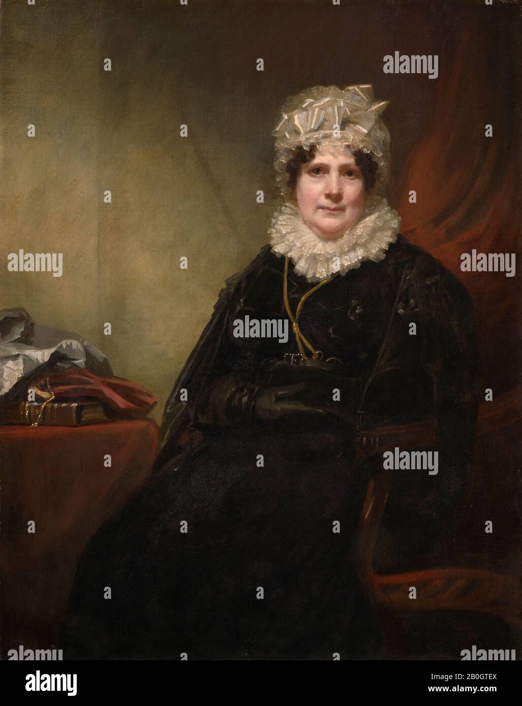 Henry Raeburn, Scottish, 1756–1823, Miss Elizabeth Haig, c. 1798–1800, Oil on canvas, 50 x 40 in. (127 x 101.6 cm Stock Photo