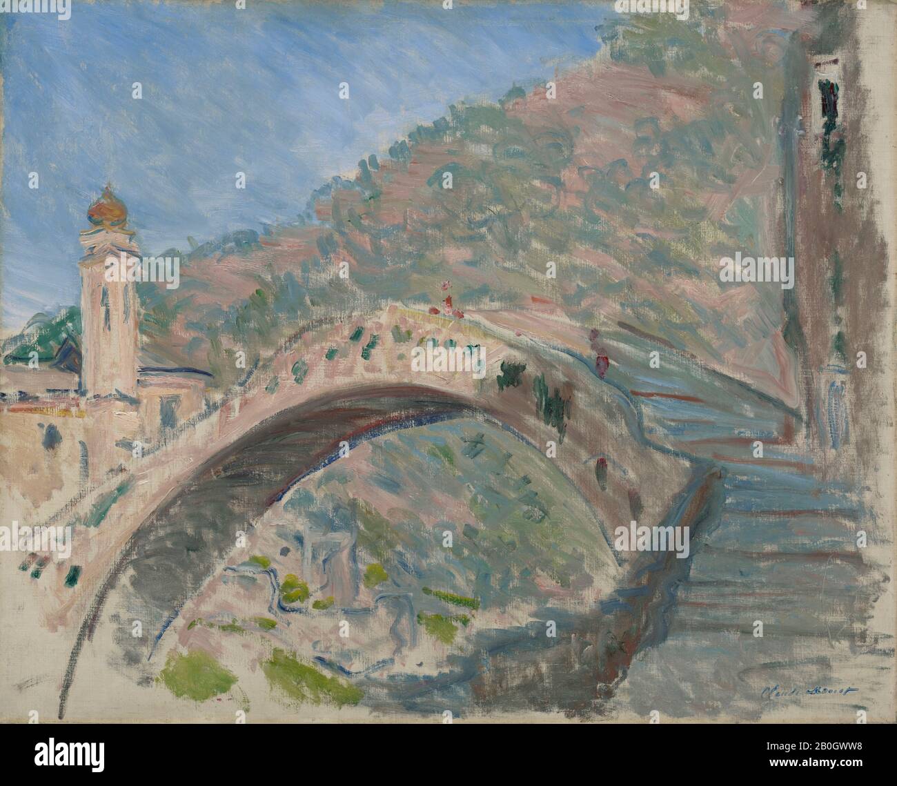 他の方発送×Claude Monet 【arched bridge】 Claude monet bridge 1884 hi-res stock photography and images - Alamy
