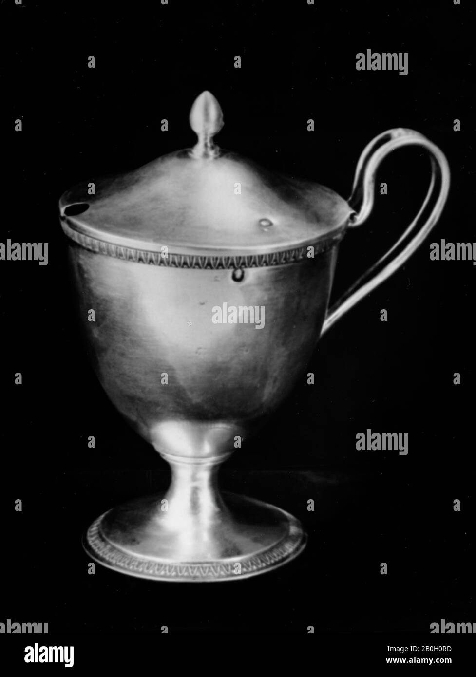 Unknown, Mustard Pot, 1809–19, Silver Stock Photo