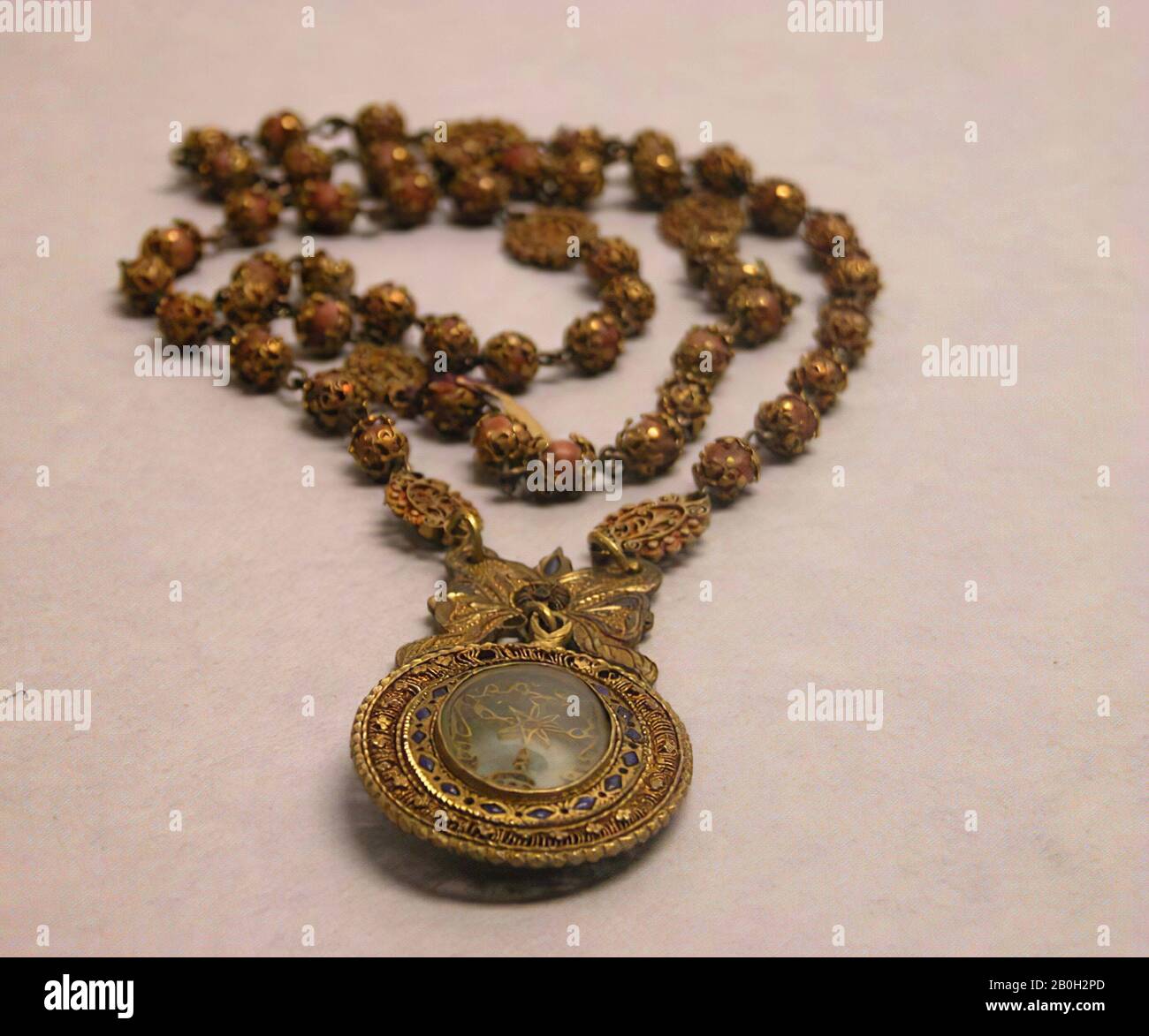 Necklace, Philippines, 17th19th century, Philippines, Gold, coral