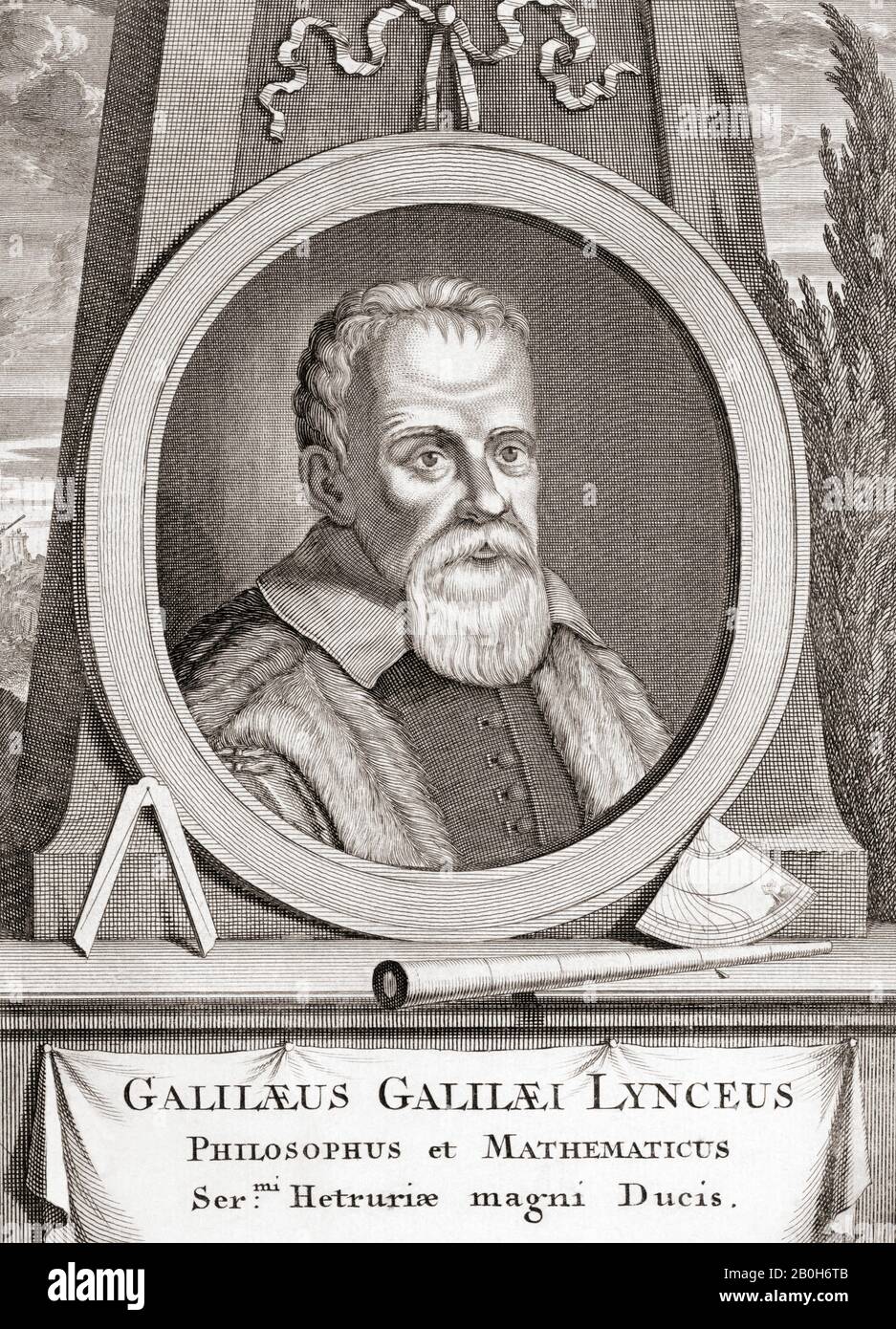 Galileo Galilei, 1564 - 1642. Italian polymath Stock Photo - Alamy