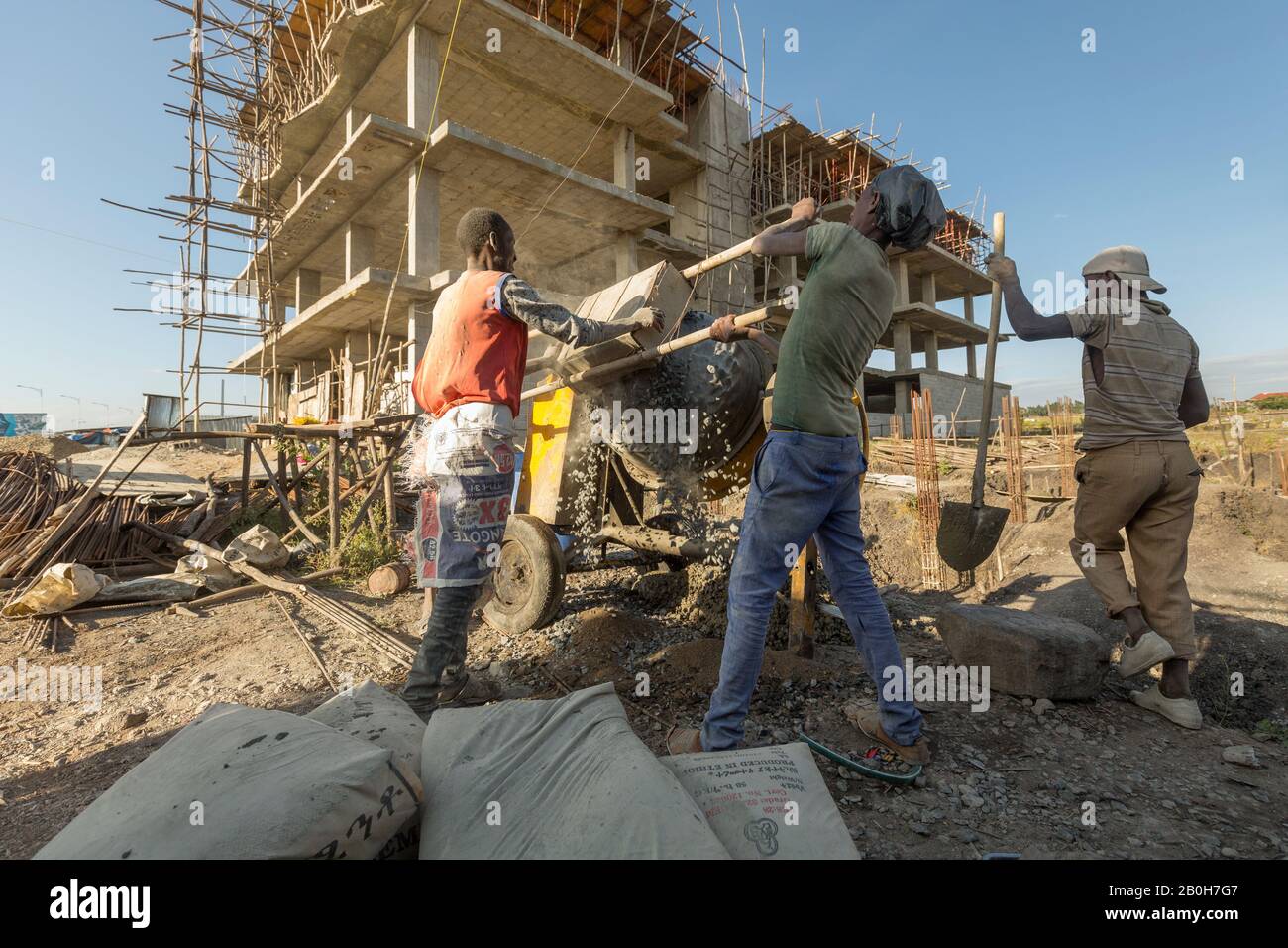 04 11 2019 Addis Ababa Ethiopia Construction Boom In Ethiopia 