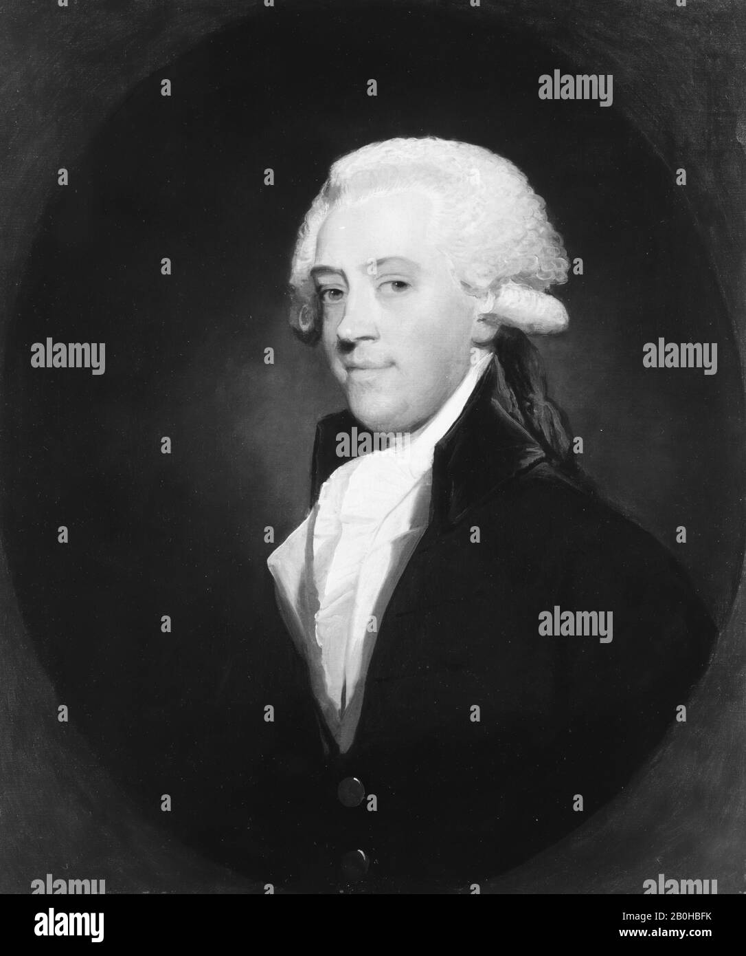Gilbert Stuart, Thomas Smith, American, Gilbert Stuart (American, North Kingston, Rhode Island 1755–1828 Boston, Massachusetts), 1785–87, American, Oil on canvas, 30 x 25 in. (76.2 x 63.5 cm), Paintings Stock Photo