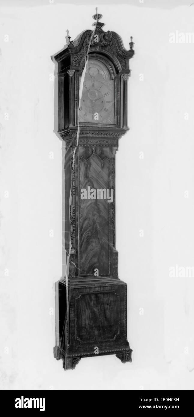 Clockmaker Nathaniel Brown, Longcase clock, British, Manchester