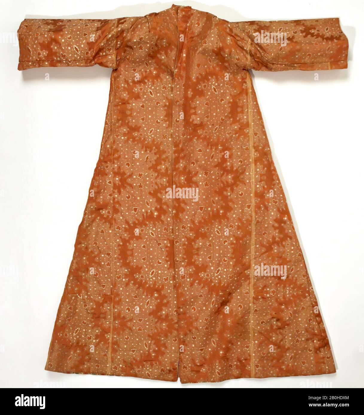 Banyan, British, first quarter 18th century, British, silk, metal Stock