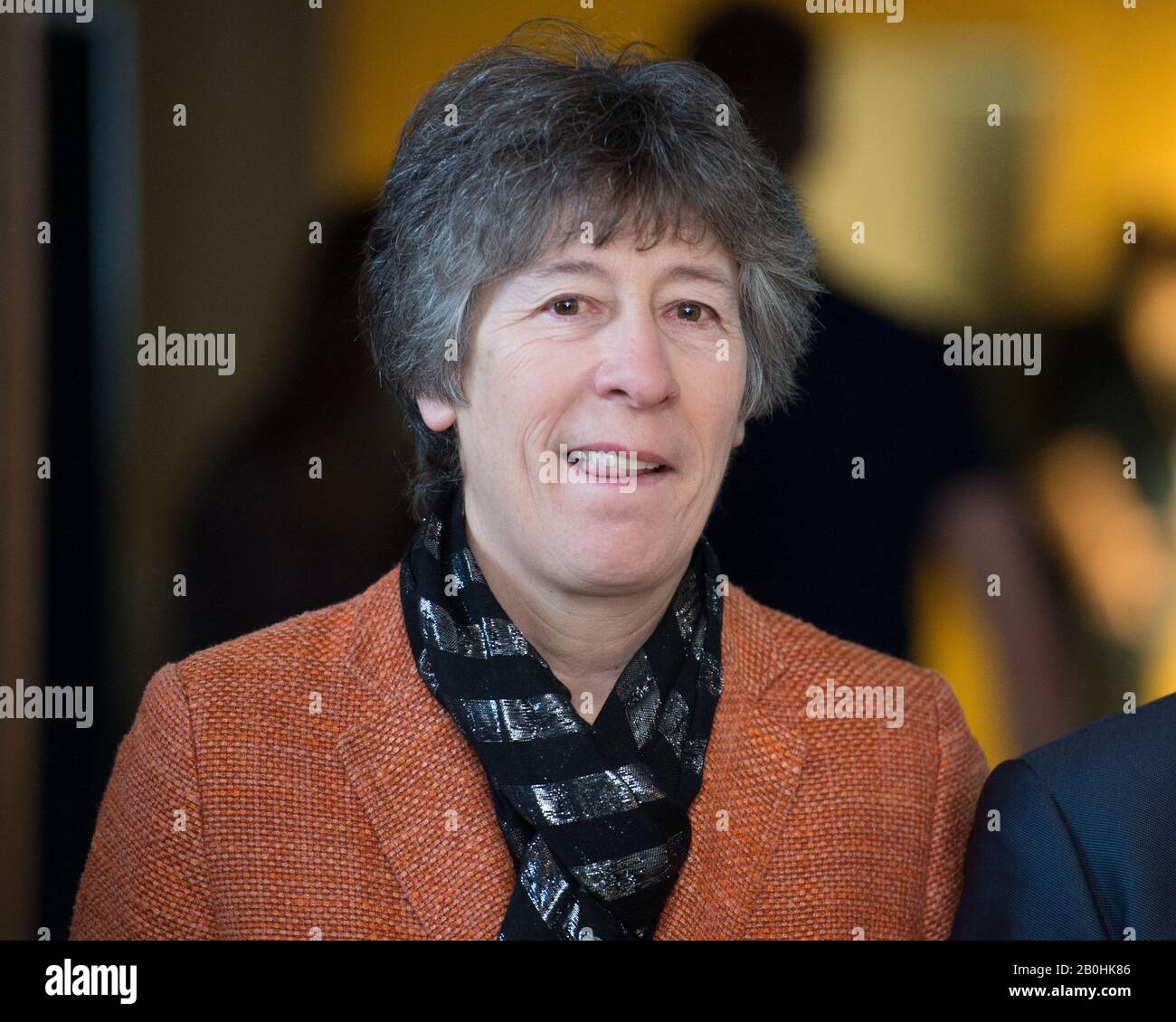 Edinburgh, UK. 20th Feb, 2020. Scenes from the Scottish Parliament. Liz Smith MSP - New Scottish Tory Party Cheif Whip. Credit: Colin Fisher/Alamy Live News Stock Photo