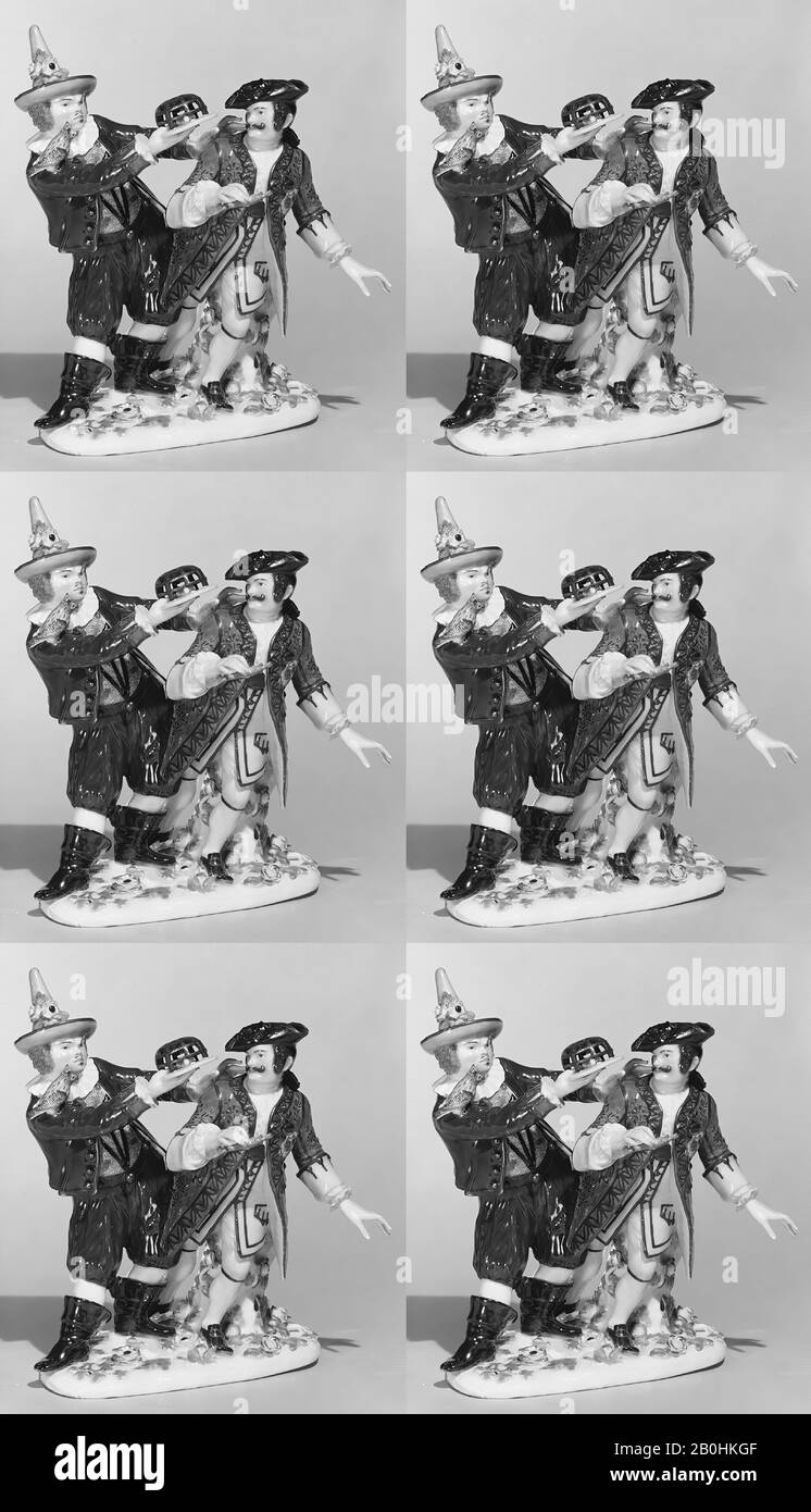 Meissen Manufactory, Froehlich and Schmiedel, German, Meissen, Meissen Manufactory (German, 1710–present), ca. 1741, German, Meissen, Hard-paste porcelain, Height: 9 5/8 in. (24.4 cm), Ceramics-Porcelain Stock Photo