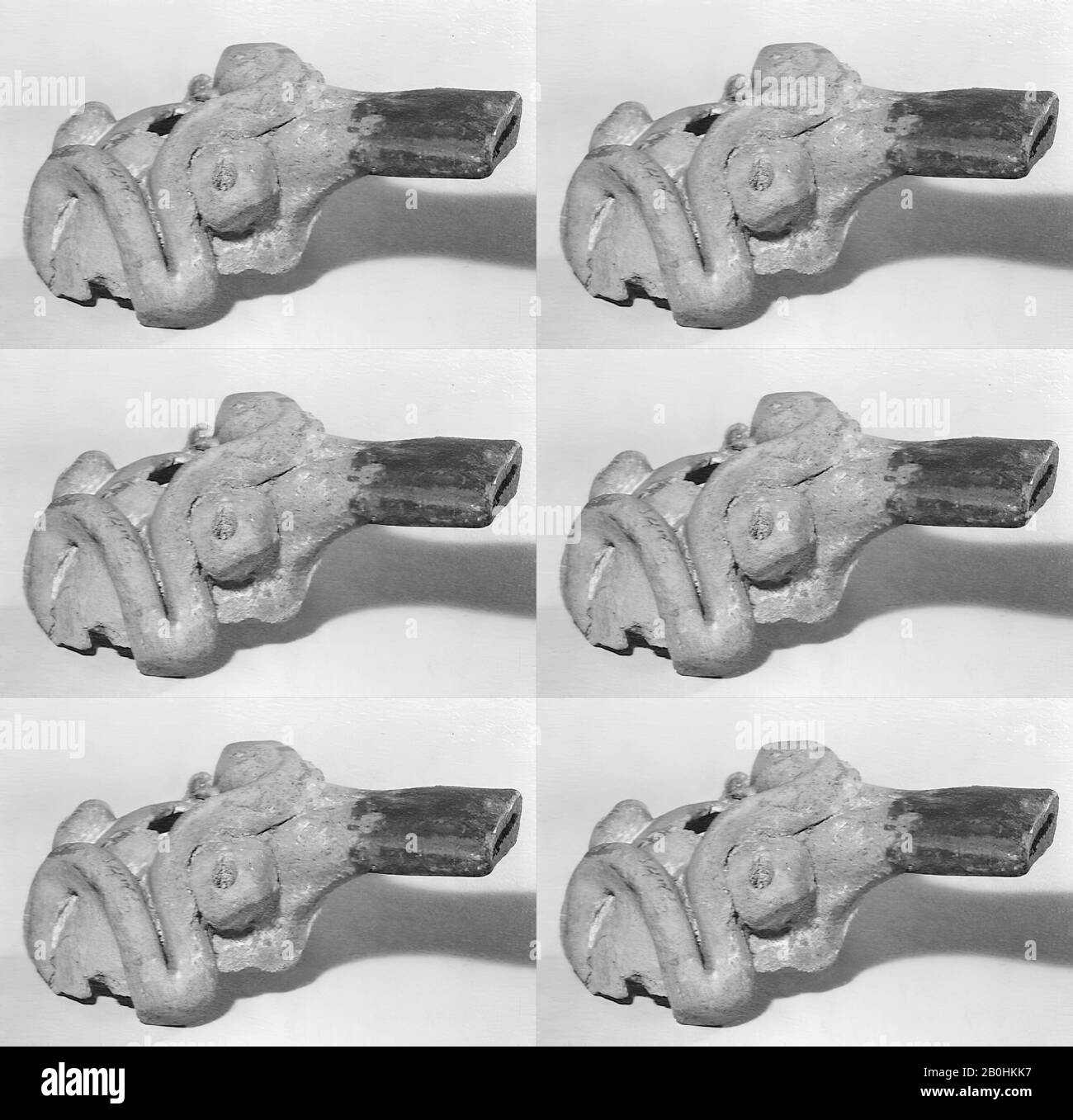 Pottery Whistle, Mexican, PreColumbian, Date ca. 12001521, Chalco