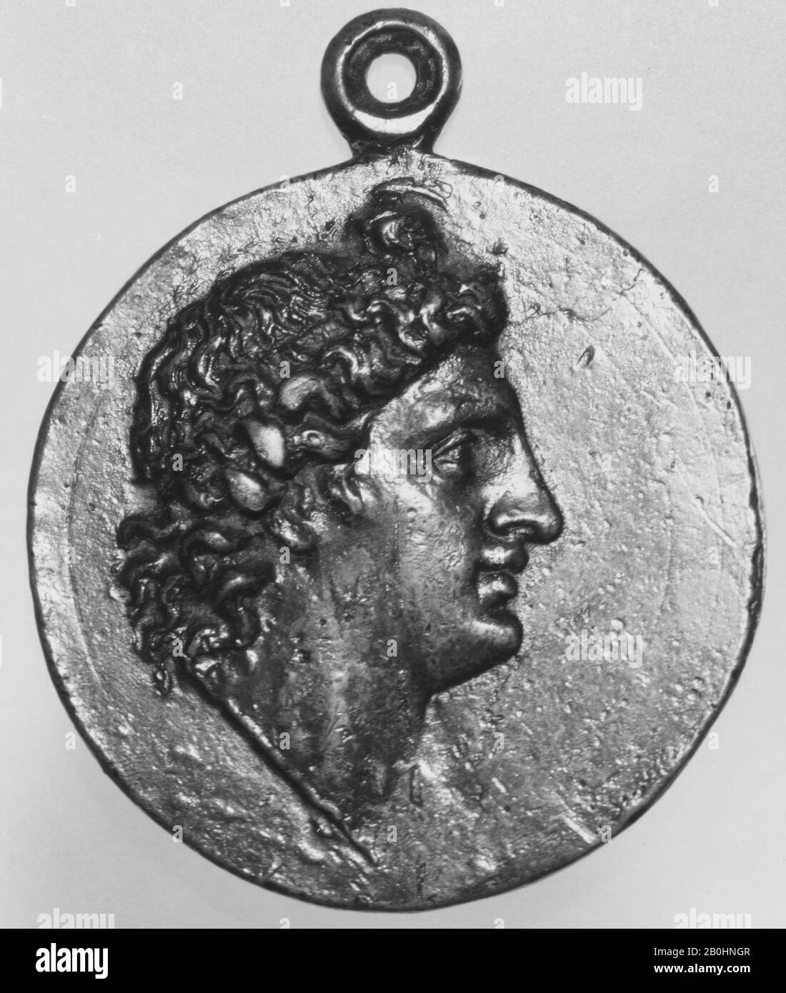 Alexander the Great, Northern Italian, 16th century, Northern Italian, Bronze, Diameter: 2 3/4 in. (7 cm), Medals and Plaquettes Stock Photo