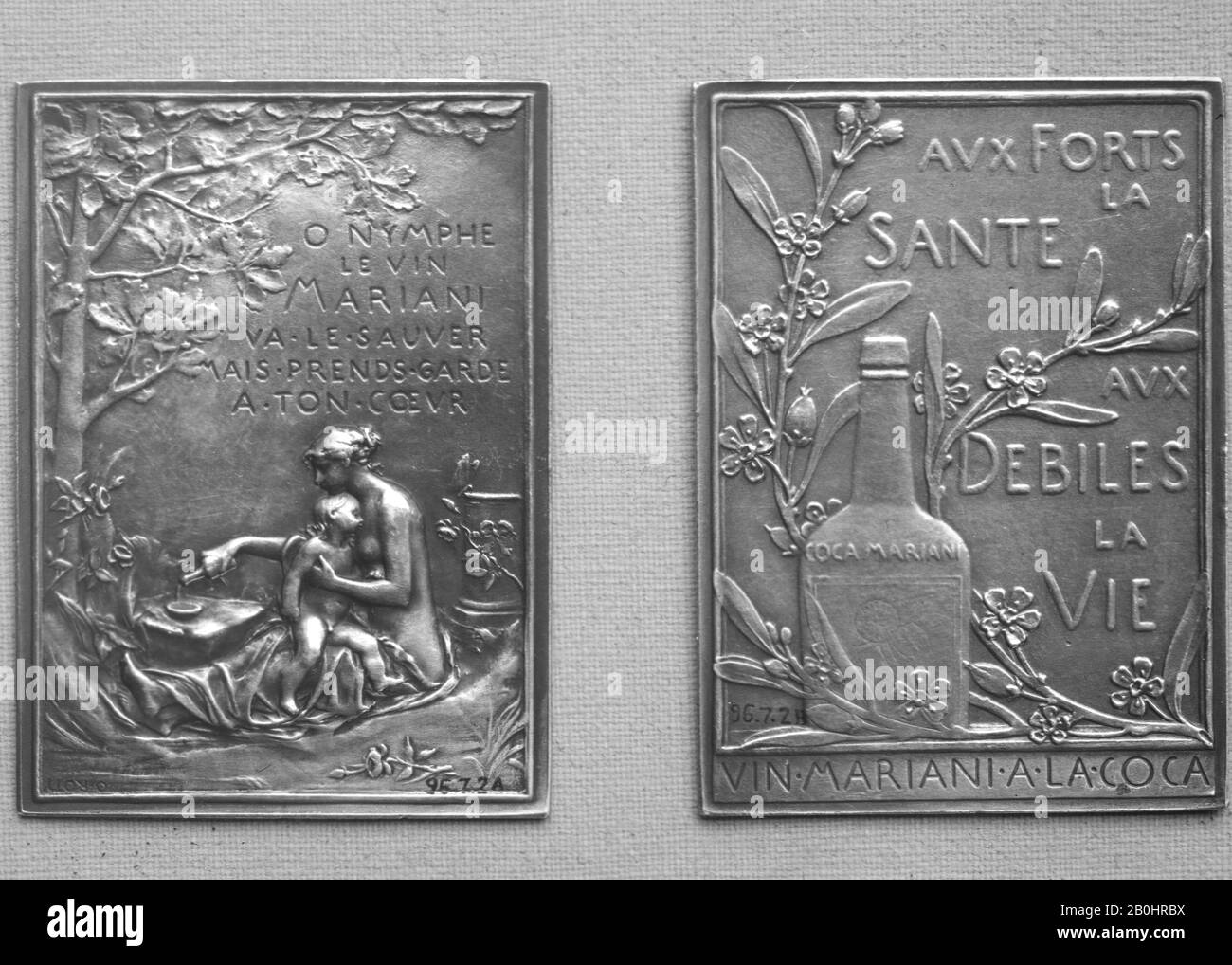 Medalist LouisOscar Roty, In Praise of Mariani CocaWine, French