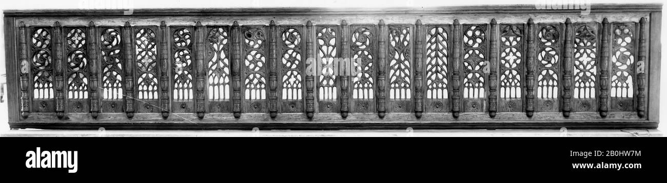 Frieze, French, 16th century, French, Wood in 6 sections plus multiple broken pieces, Overall: 47 1/4 x 226 x 5 1/2 in. (120 x 574 x 14 cm), part a: 47 1/4 x 135 x 5 1/2 in. (120 x 342.9 x 14 cm), part b: 47 1/4 x 37 1/2 x 5 1/2 in. (120 x 95.3 x 14 cm), part c: 47 1/4 x 54 3/4 x 5 1/2 in. (120 x 139.1 x 14 cm), Woodwork-Architectural Stock Photo