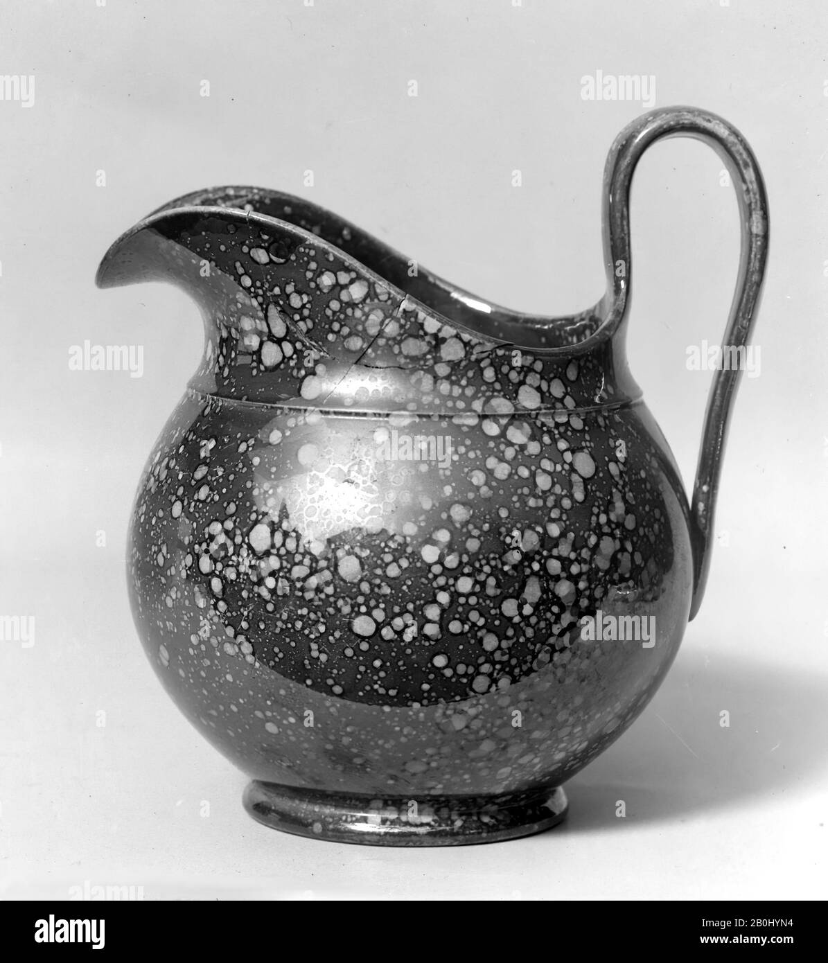 Creamer, French, Sarreguemines, 182030, French, Sarreguemines, Pottery