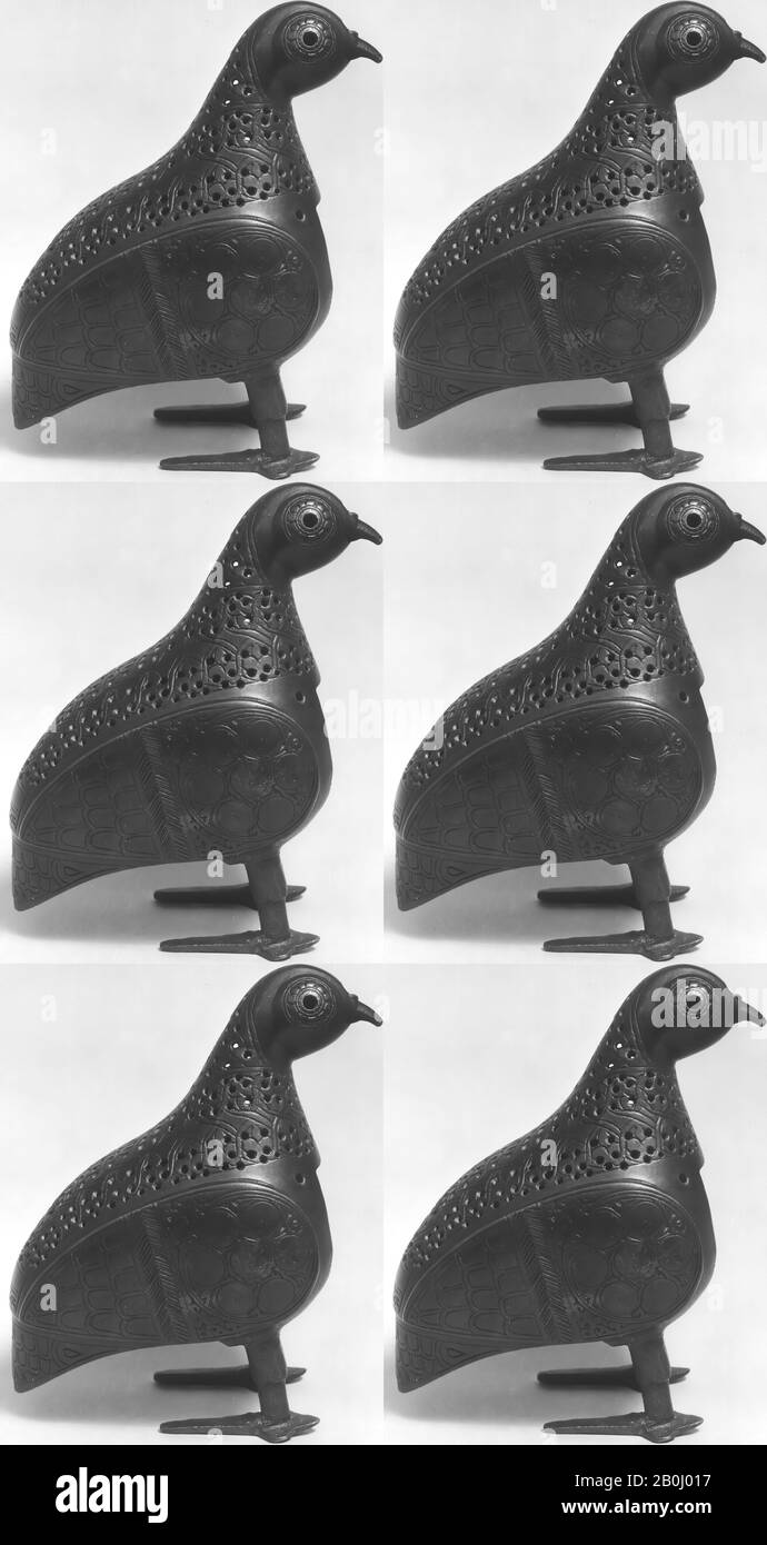 Incense Burner, Incense burner, 12th century, Attributed to Iran, Brass