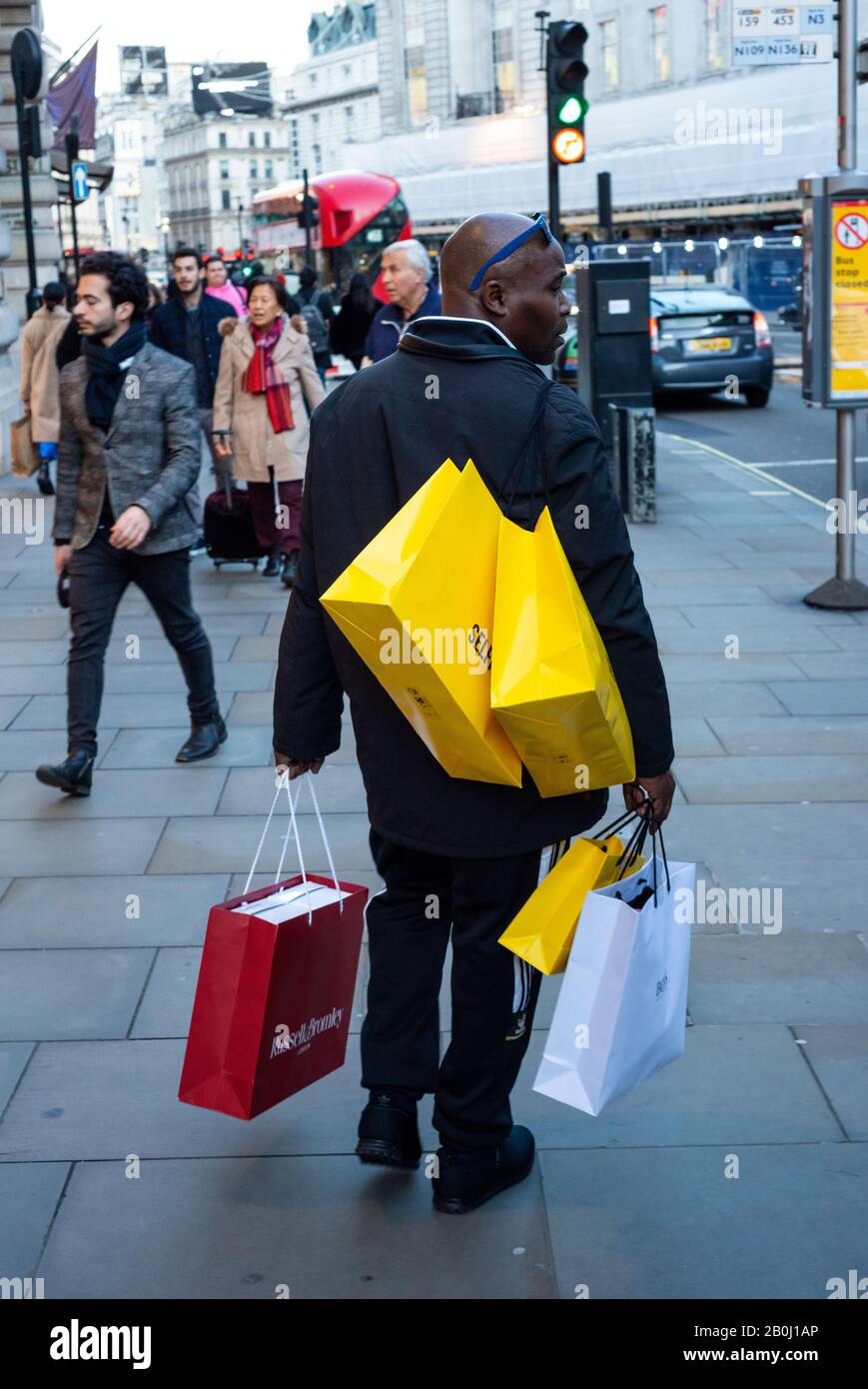 male shopping bag