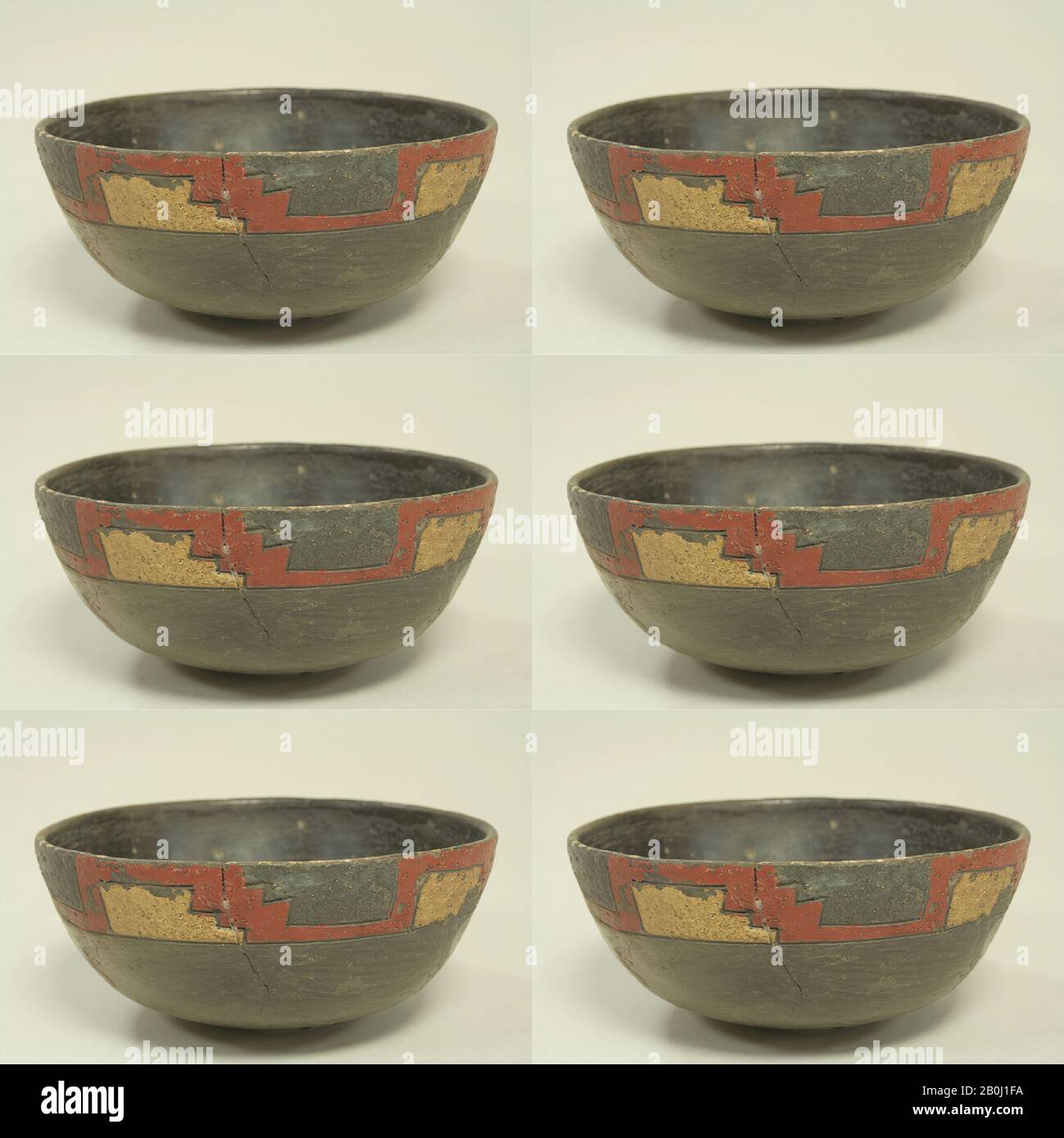 Greyware Incised Greyware Bowl, Paracas, 5th–4th century B.C., Peru, Ica Valley ...