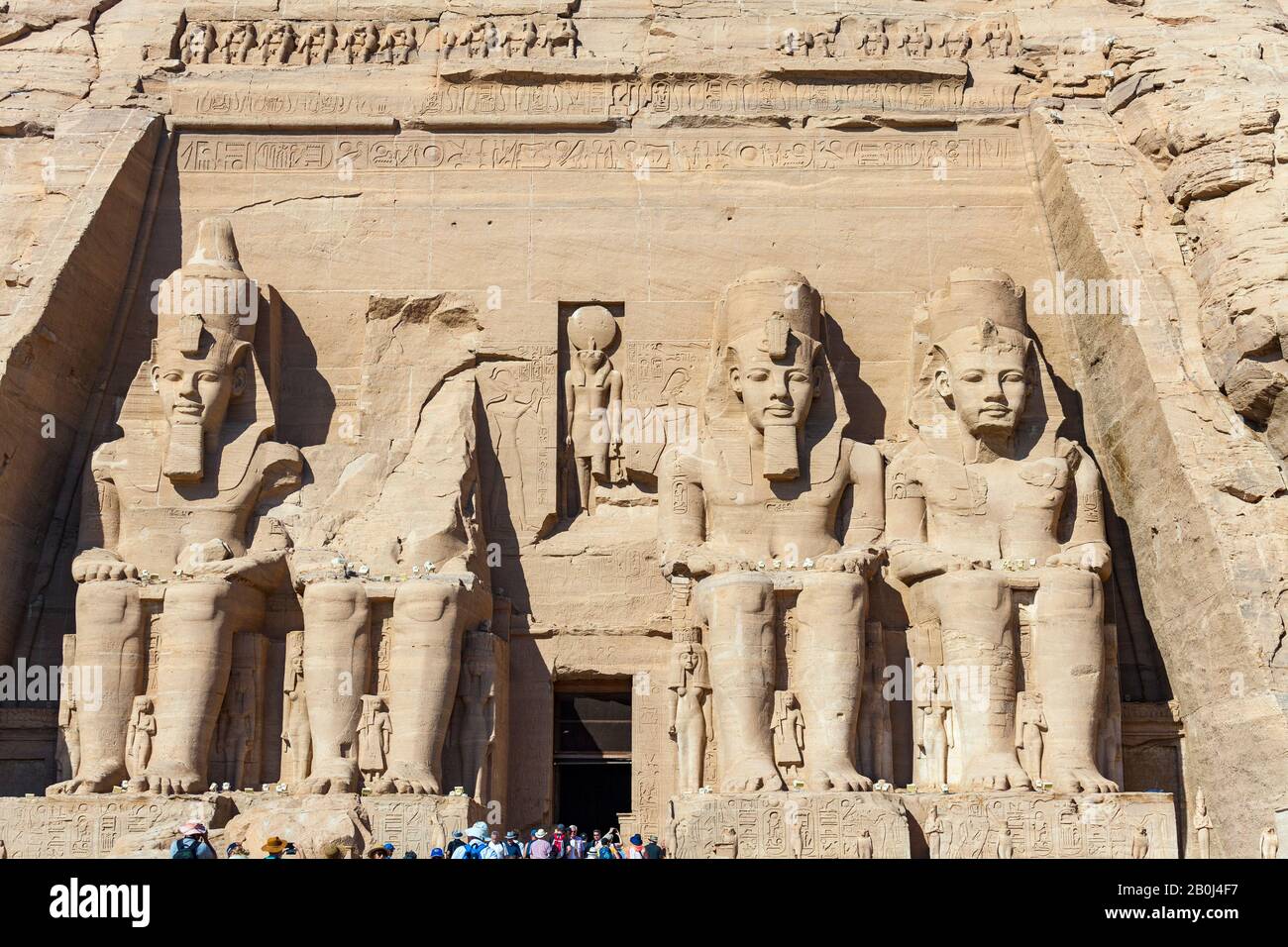 The Great Temple of Abu Simbel Stock Photo