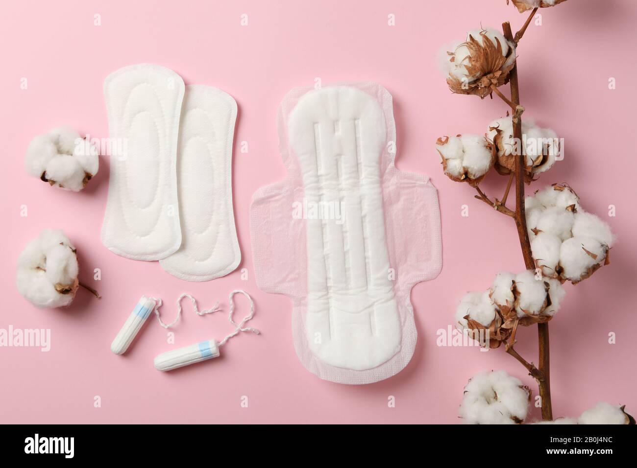 sanitary pads and tampons