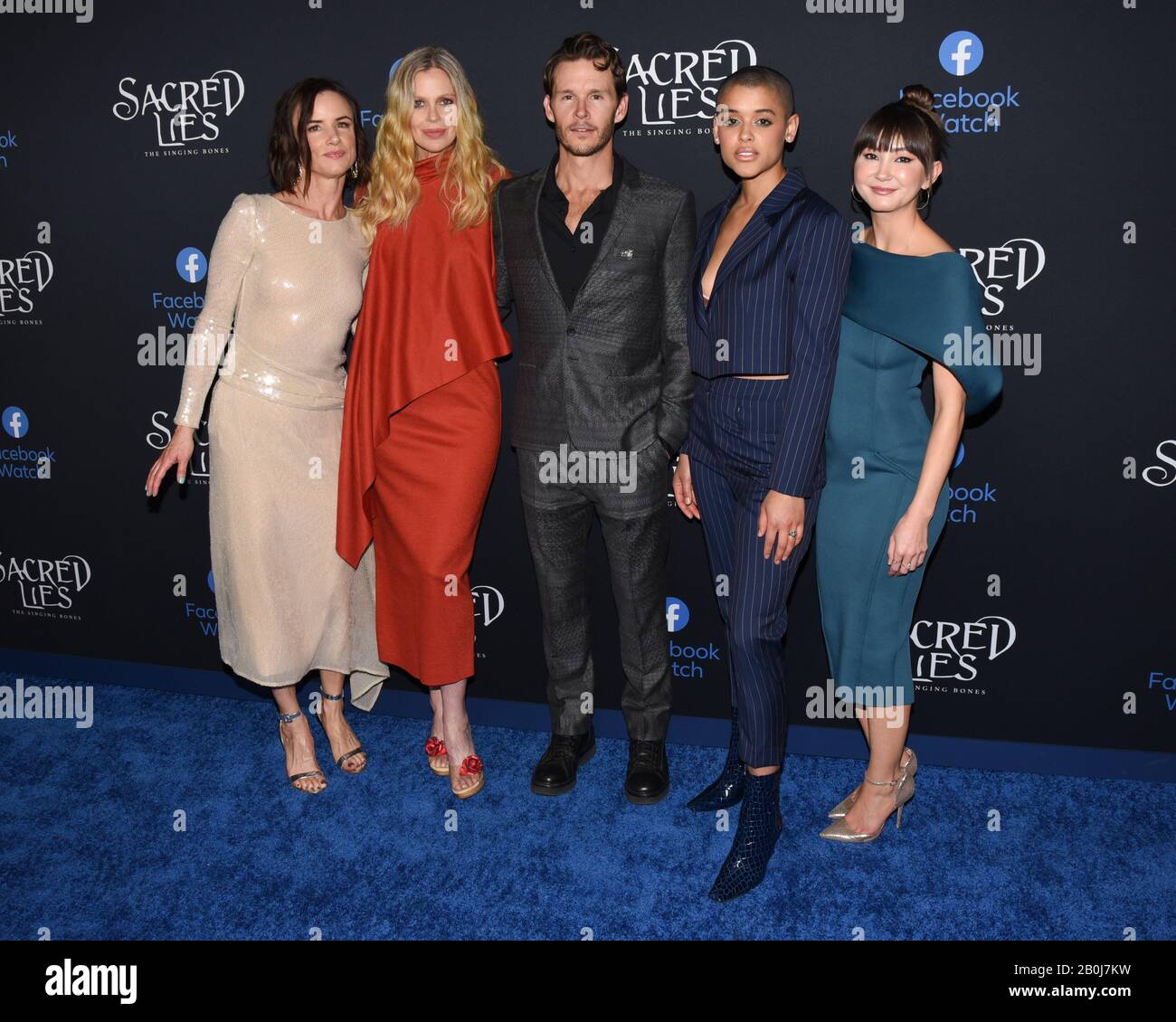 February 19, 2020, Hollywood, California, USA: (L-R) Kristin Bauer van