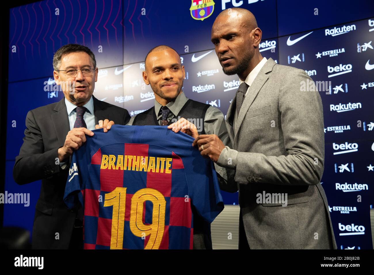L R Fc Barcelona Players High Resolution Stock Photography And Images Alamy