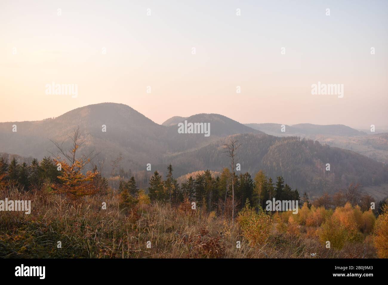 stolowe mountains Stock Photo