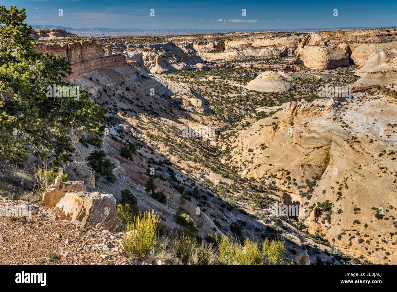 Eagle Canyon, from viewpoint on I70 Interstate Freeway, San Rafael