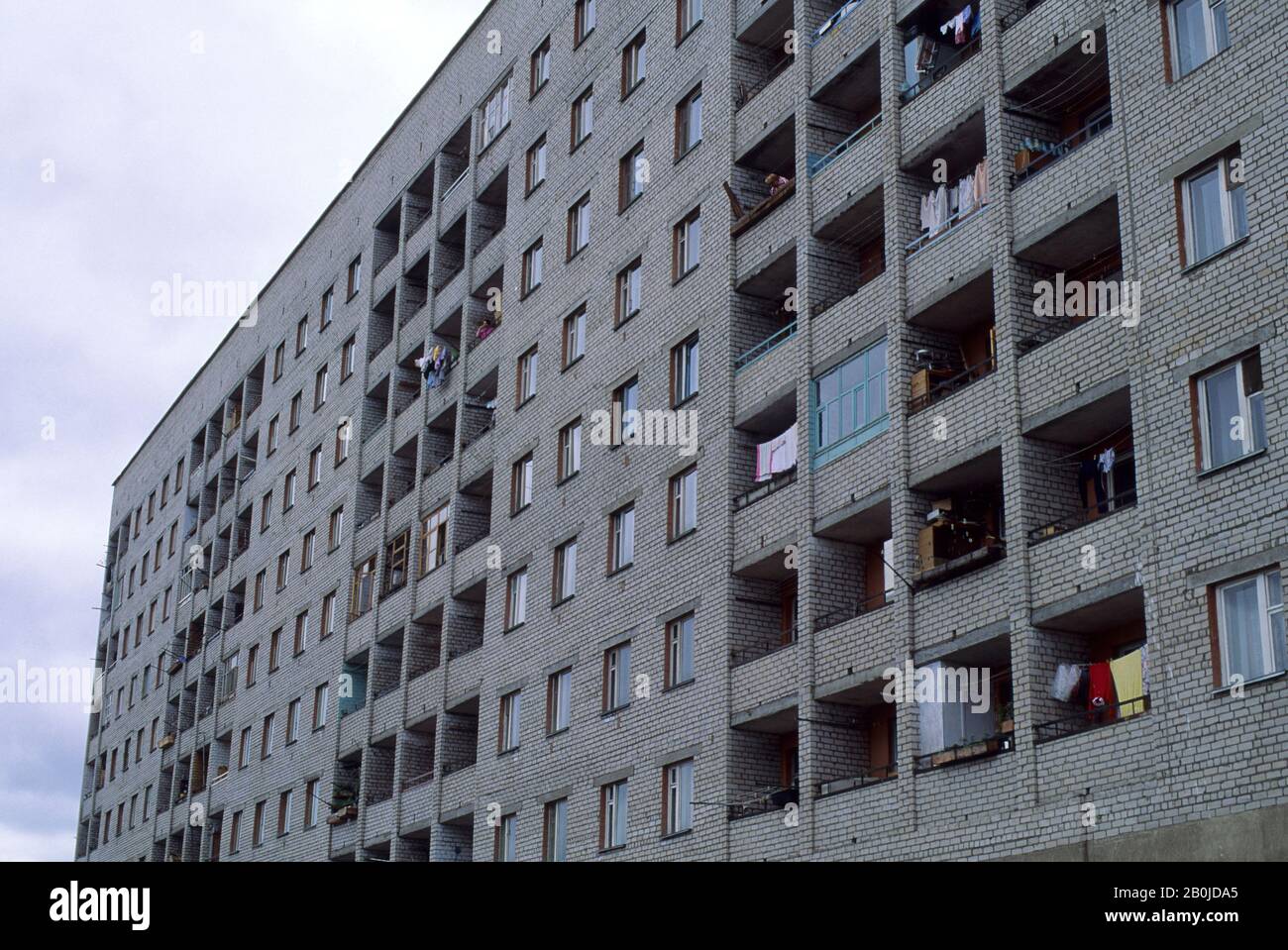 RUSSIA, SIBERIA, CHITA APARTMENT BUILDING Stock Photo Alamy