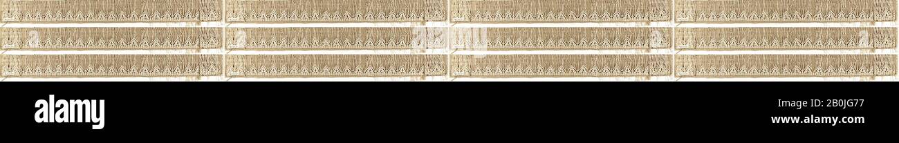 Edging, Italian, 16th century, Italian, Macrame, L. 24 1/2 x W. 2 1/2 ...