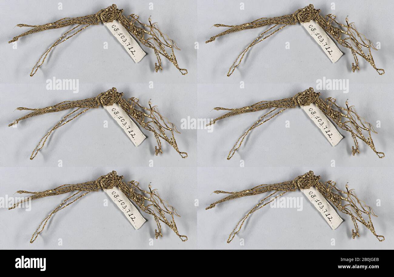 Tinsel and metal thread, French, 17th–18th century, French, Metal ...