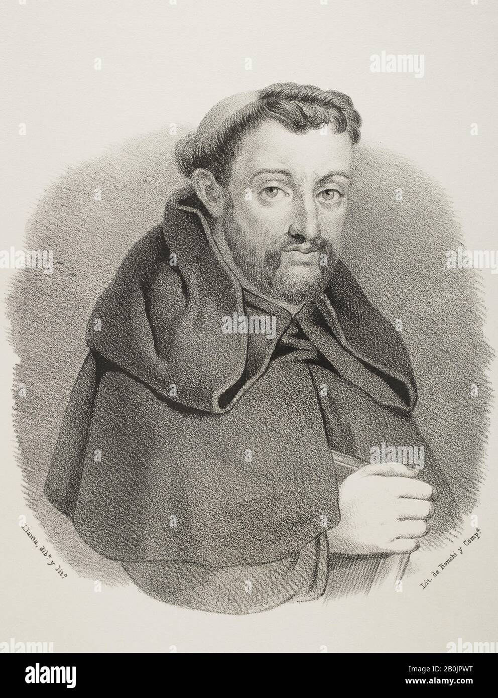 Fray Luis de Leon (Belmonte, 1527Madrigal de las Altas Torres, 1591). Spanish poet. Portrait