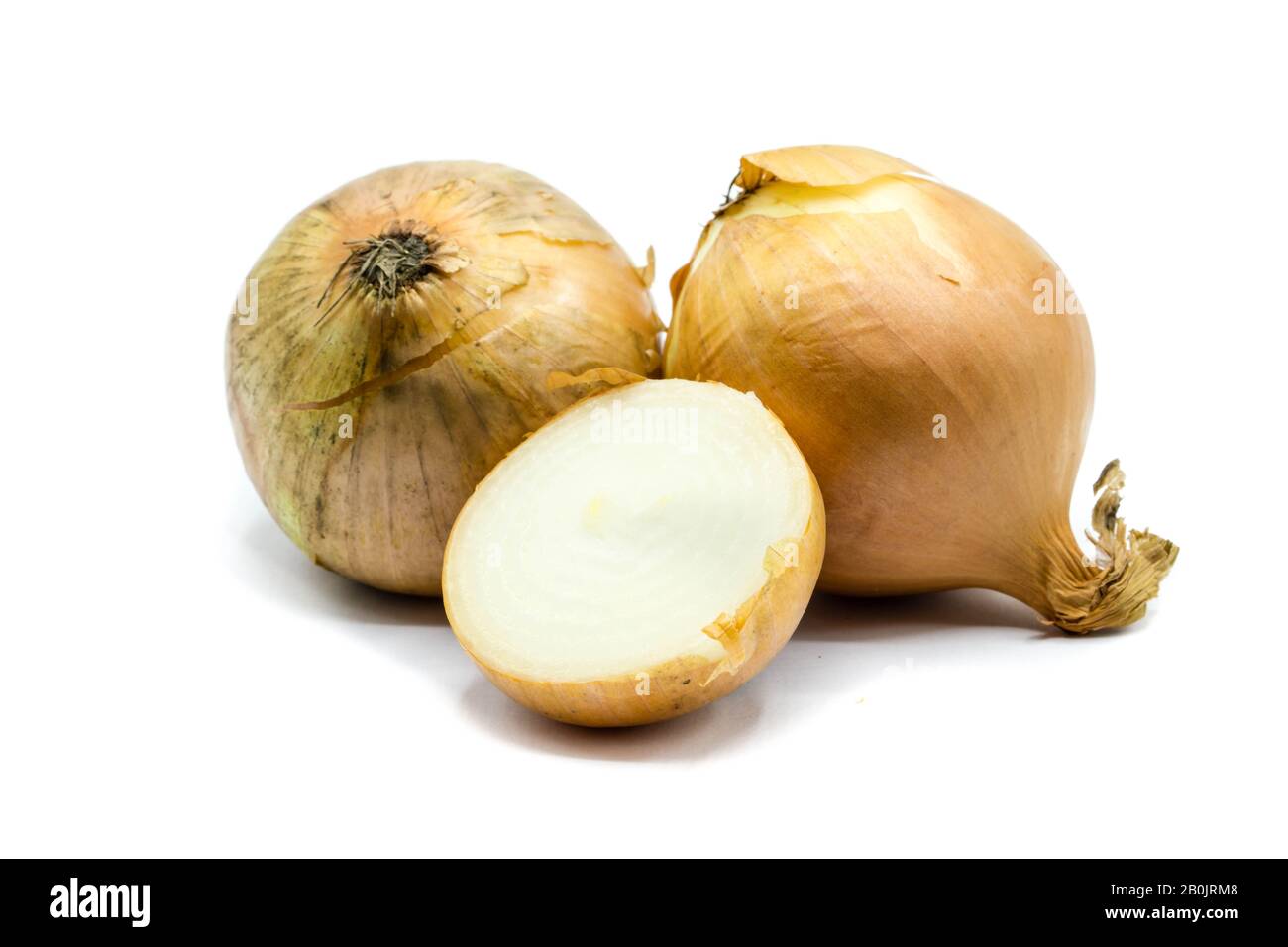 onion isolated on white background Stock Photo