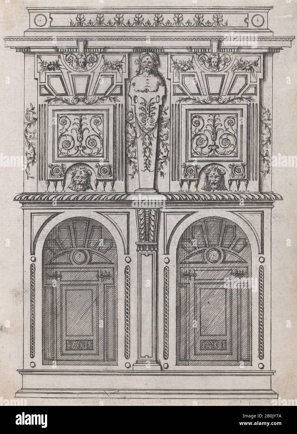 Jacques Androuet Du Cerceau, Furniture Design, Meubles, Jacques Androuet Du  Cerceau (French, Paris 1510/12–1585 Annecy), 1565–70, Etching, Sheet: 7  9/16 × 5 9/16 in. (19.2 × 14.2 cm), Prints Stock Photo - Alamy