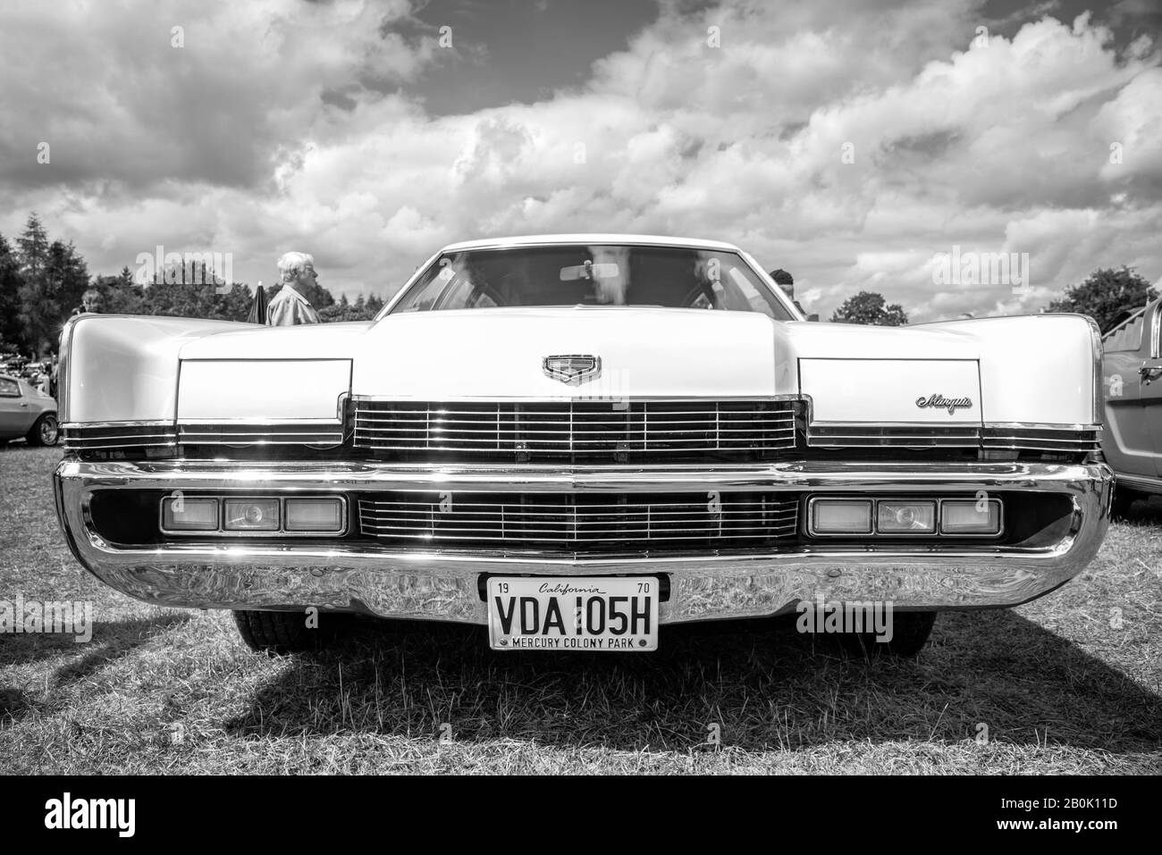 American classic car show UK Stock Photo